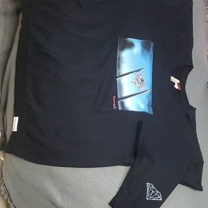 Diamond Supply Co Sweatshirt Black, rounded neck, XXL